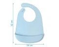 BAVAGLINO SILICONE BLU - babykid