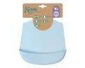 BAVAGLINO SILICONE BLU - babykid