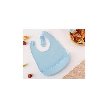 BAVAGLINO SILICONE BLU - babykid
