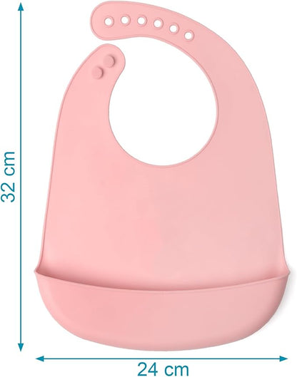 BAVAGLINO SILICONE ROSA - babykid