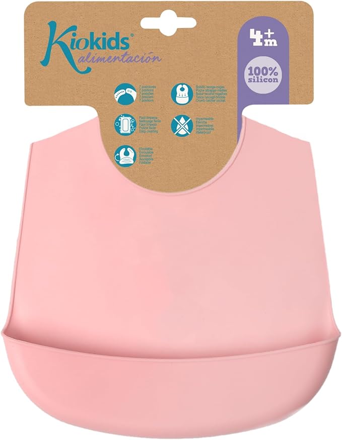 BAVAGLINO SILICONE ROSA - babykid