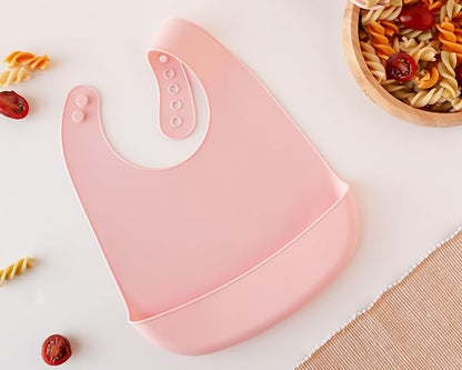 BAVAGLINO SILICONE ROSA - babykid