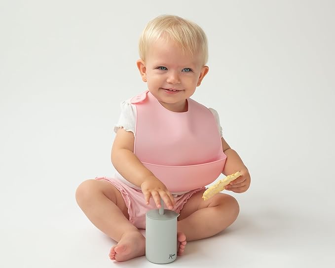 BAVAGLINO SILICONE ROSA - babykid