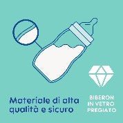 BIBERON FEEL GOOD VETRO 170ML - babykid