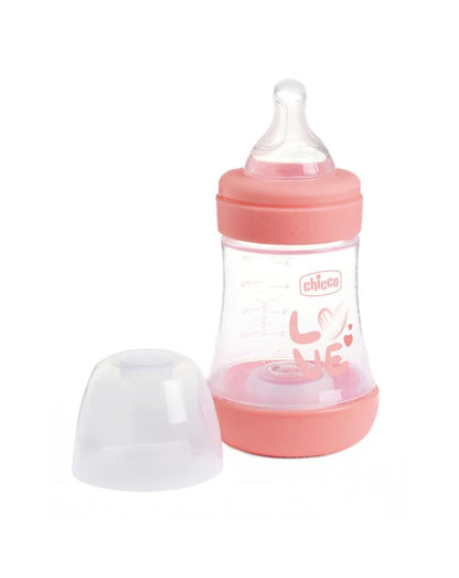 BIBERON PERFECT5 ROSA 150ML SIL 1FORO - babykid