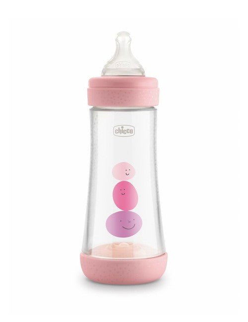 BIBERON PERFECT5 ROSA 300ML SIL 3FORI - babykid