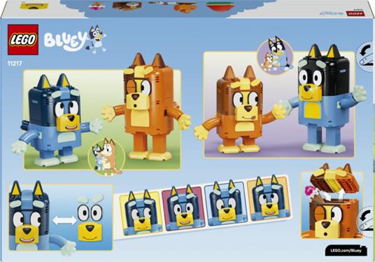 BLUEY - FAMIGLIA BLUEY IN MATTONCINI - 11217 - babykid