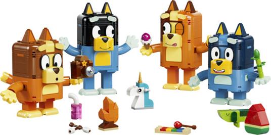 BLUEY - FAMIGLIA BLUEY IN MATTONCINI - 11217 - babykid