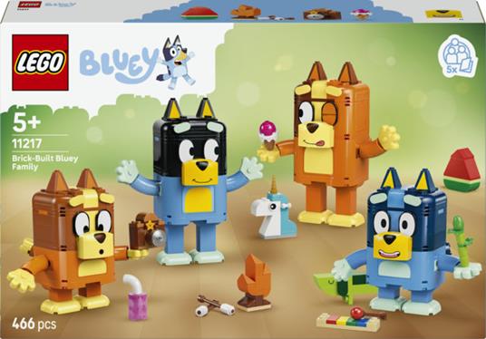 BLUEY - FAMIGLIA BLUEY IN MATTONCINI - 11217 - babykid