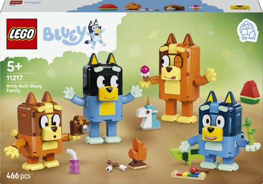 BLUEY - FAMIGLIA BLUEY IN MATTONCINI - 11217 - babykid
