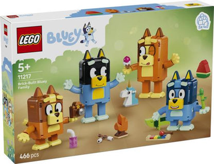 BLUEY - FAMIGLIA BLUEY IN MATTONCINI - 11217 - babykid