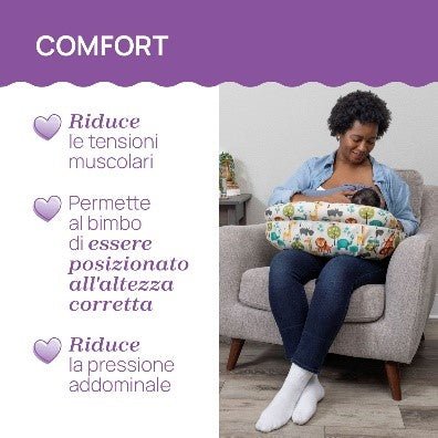 BOPPY CUSCINO ALLATTAMENTO DELUXE HELLOB - babykid