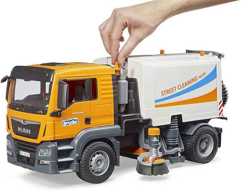 Camion di Pulizia Stradale 03780: Efficienza e Manovrabilità nella Pulizia delle Strade - babykid
