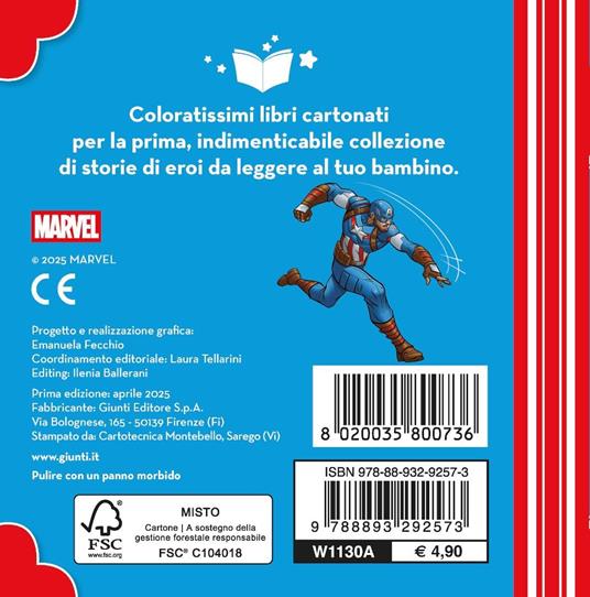 CAPITAN AMERICA I LIBROTTINI - babykid
