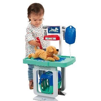 CENTRO VETERINARIO CON CAGNOLINO E ACCESSORI - babykid
