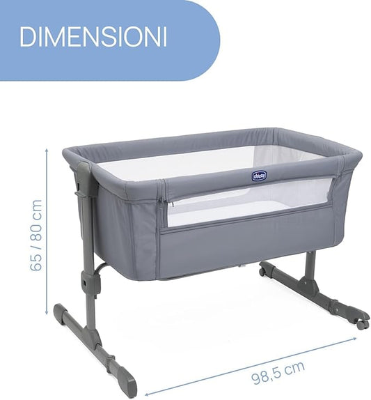CHICCO NEXT2ME ESSENTIAL - STONE RE_LUX - babykid