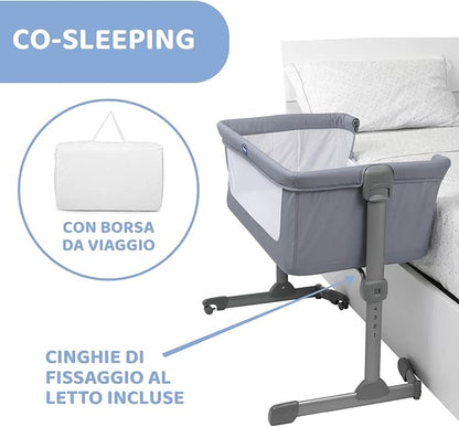 CHICCO NEXT2ME ESSENTIAL - STONE RE_LUX - babykid