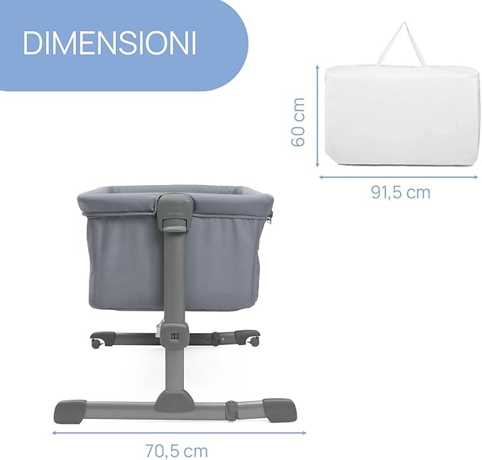 CHICCO NEXT2ME ESSENTIAL - STONE RE_LUX - babykid