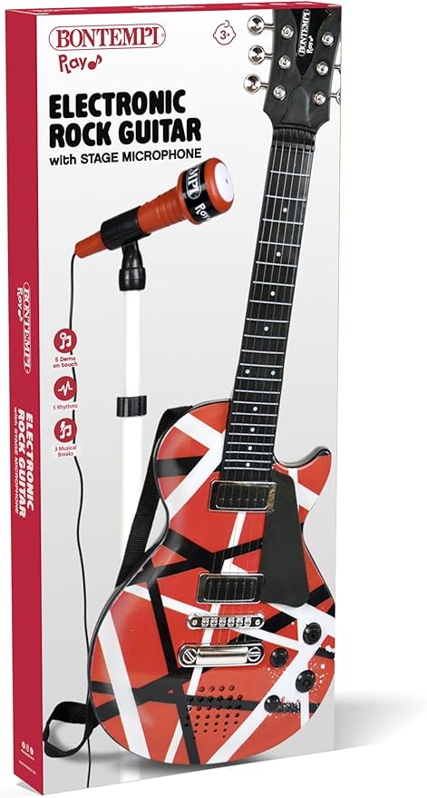 CHITARRA ROCK CON MICROFONO - babykid
