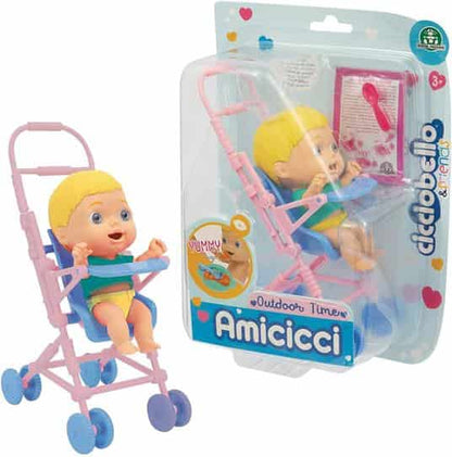 CICCIOBELLO AMICICCI CON PASSEGGINO - babykid