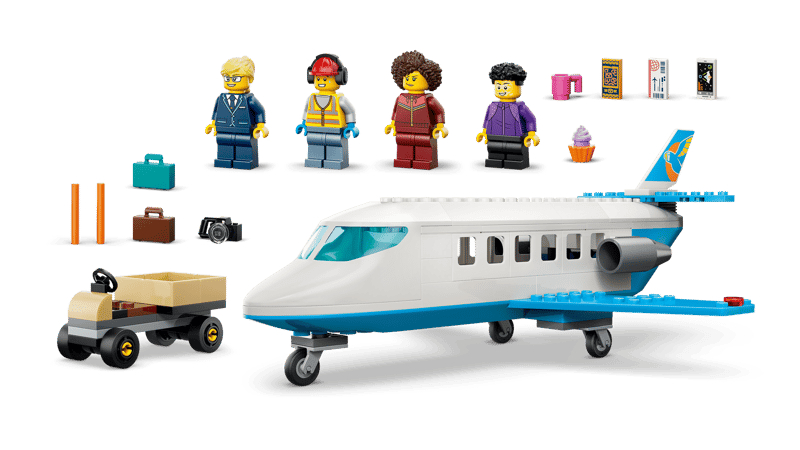 CITY GREAT VEHICLES - JET PASSEGGERI - 60492 - babykid