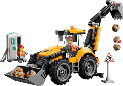 CITY GREAT VEHICLES - SCAVATRICE DA CANTIERE GIALLA - 60480 - babykid