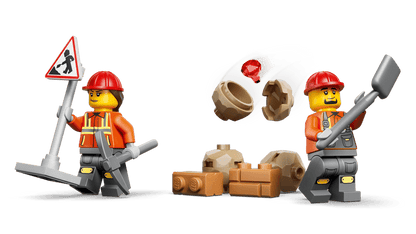 CITY GREAT VEHICLES - SCAVATRICE DA CANTIERE GIALLA - 60480 - babykid