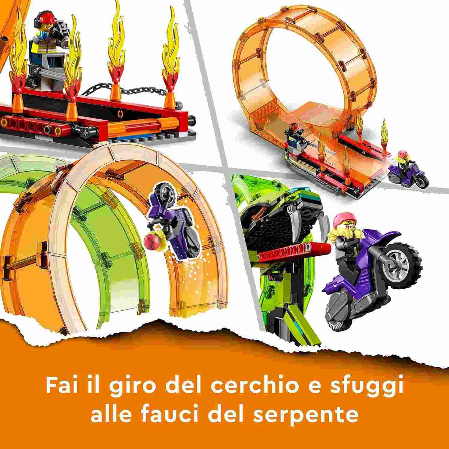 CITY STUNTZ ARENA DELLE ACROBAZIE - 60339 - babykid