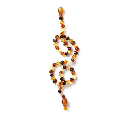 COLLANA AMBRA COGNAC - babykid