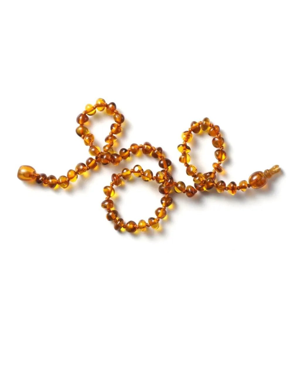 COLLANA AMBRA COGNAC - babykid