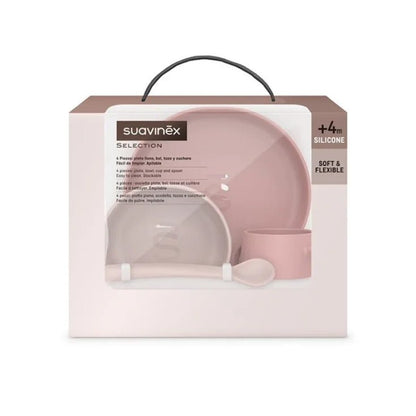 COLOR ESSENCE SET SVEZZAMENTO SILICONE ROSA - babykid