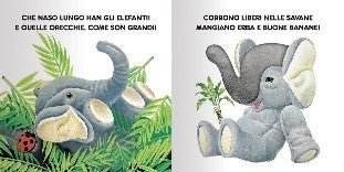 DAMI EDITORE - TOCCA E SENTI - GLI ANIMALI SELVAGGI - babykid