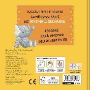DAMI EDITORE - TOCCA E SENTI - GLI ANIMALI SELVAGGI - babykid