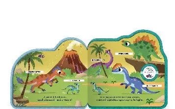 DINOSAURI - LIBRI SAGOMATI FELTRO - babykid
