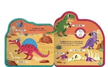 DINOSAURI - LIBRI SAGOMATI FELTRO - babykid