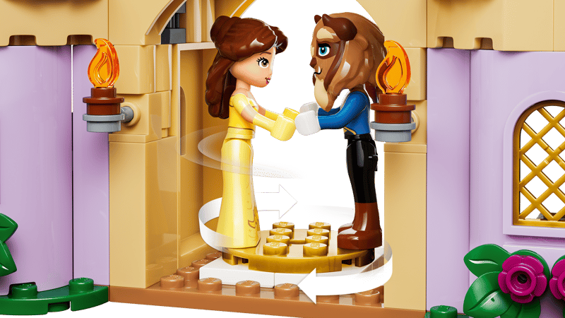 DISNEY PRINCESS - BELLE E IL CASTELLO INCANTATO DELLA BESTIA - 43289 - babykid