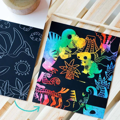 DISPLAY MINI SCRATCH BOOK - babykid