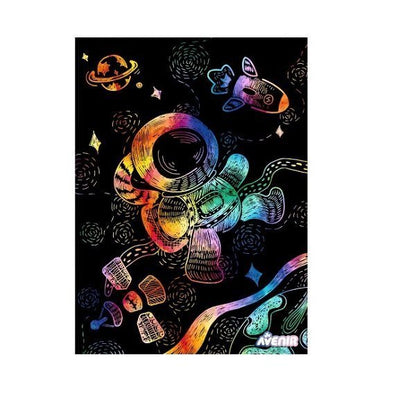 DISPLAY SCRATCH CON STENCIL ASSORTITO - babykid