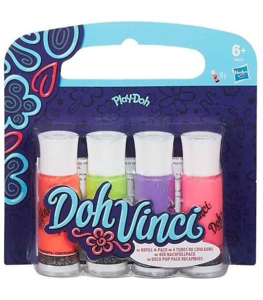 DOH VINCI REFILL COLORI X 4 - babykid