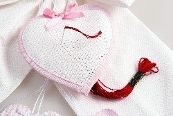 FIOCCO BIANCO DETTAGLI ROSA - babykid