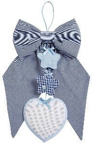 FIOCCO RIGHE BLU DETTAGLI CIELO - babykid
