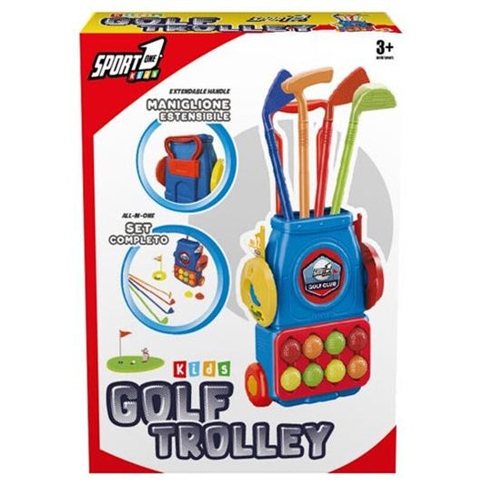 GIOCO GOLF C TROLLEY E PALLINE - babykid
