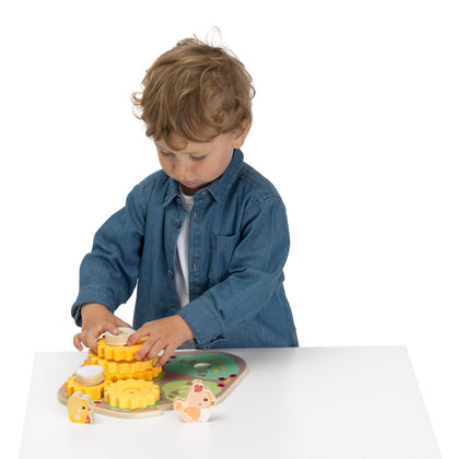 GIOCO LEGNO PAGLIAIO DEI PULCINI - babykid