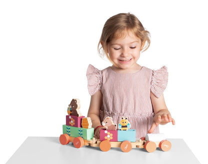 GIOCO LEGNO TRENO DEGLI DEGLI ORSETTI - babykid