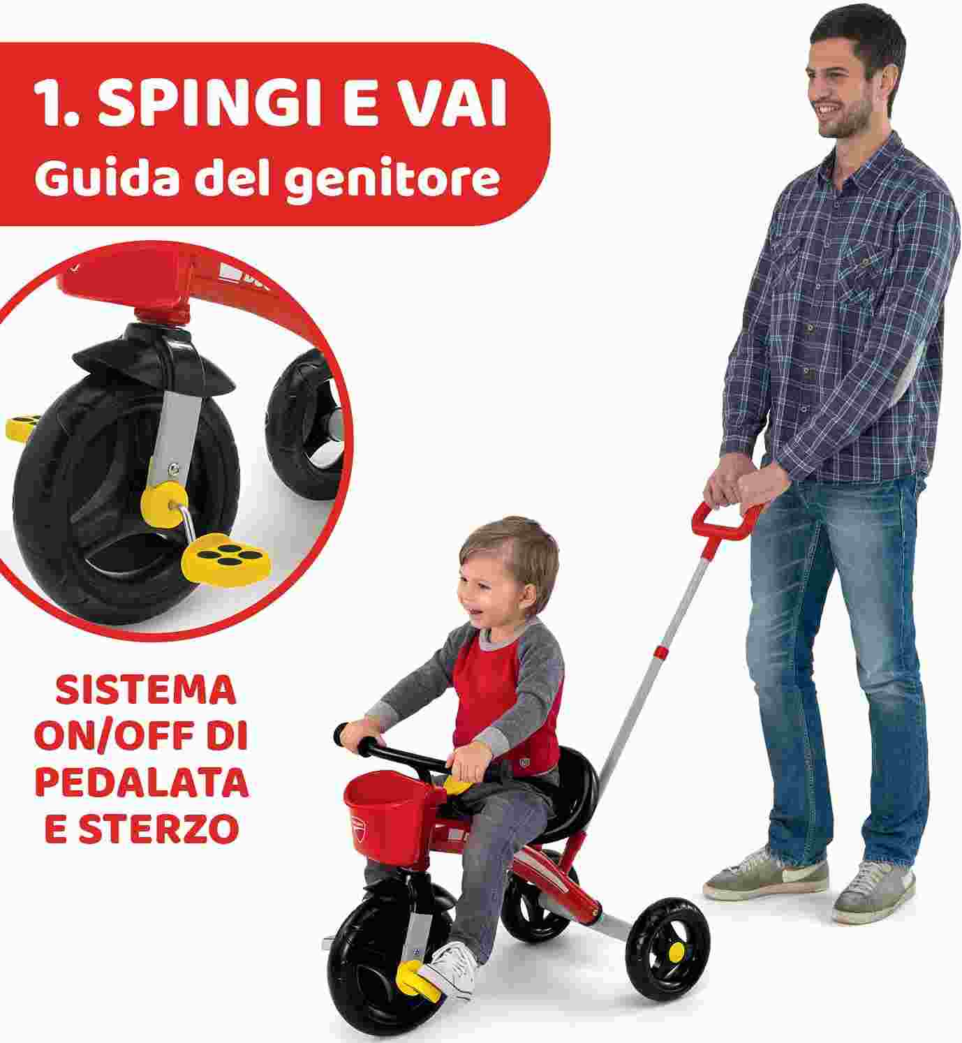 GIOCO TRICICLO U - GO DUCATI - babykid