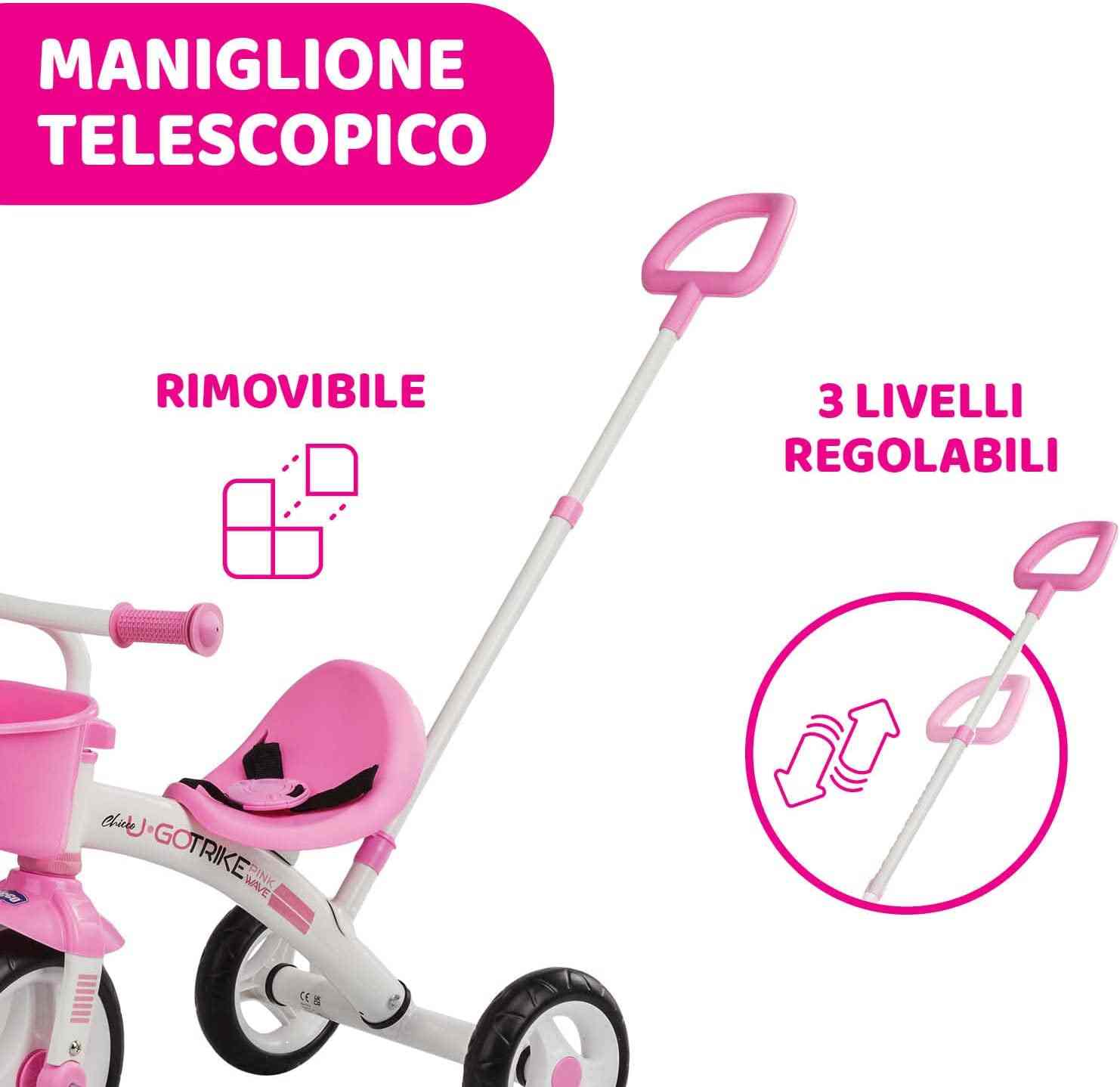 GIOCO TRICICLO U - GO ROSA - babykid