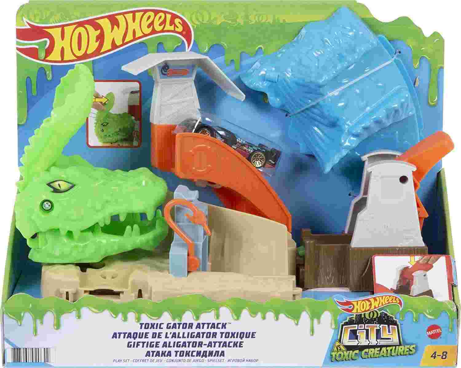 HOT WHEELS ATTACCO ALL'ALLIGATORE - babykid