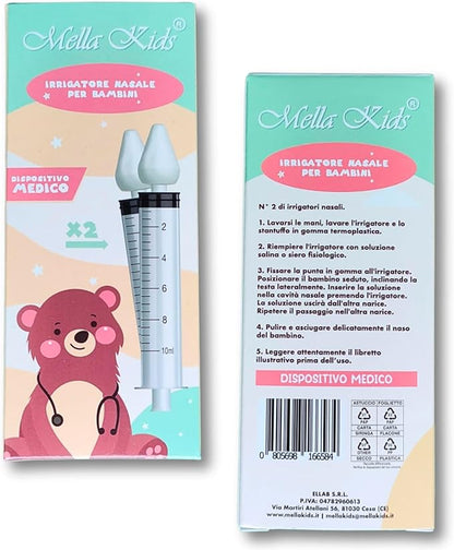 IRRIGATORE NASALE A SIRINGA - babykid