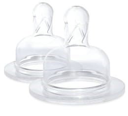 JB 2 TETTARELLE LIVELLO 0 FLUSSO SUPER LENTO IN SILICONE - babykid