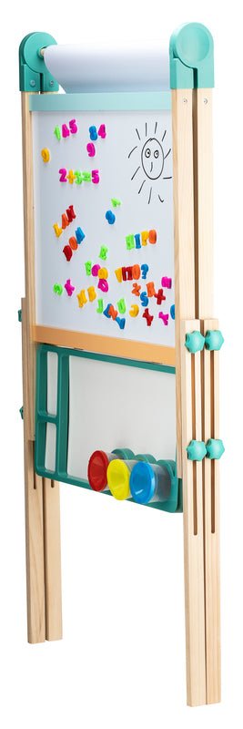 LAVAGNA IN LEGNO CON ACCESSORI - babykid